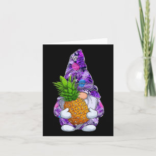 Summer Xmas Hawaiian Pineapple Gnome Christmas In Card