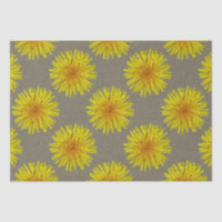 Summer Yellow Dandelion Flower on any Colour