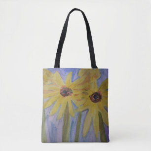 Summer Yellow Sunflowers Tote Bag