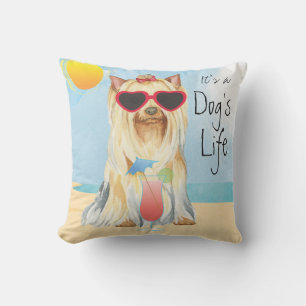 Summer Yorkie Cushion
