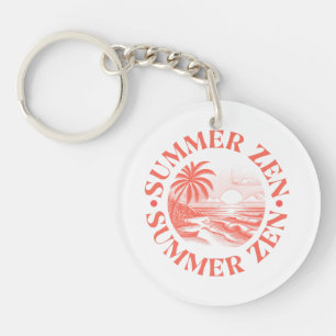 Summer Zen: Sun & Serenity Key Ring
