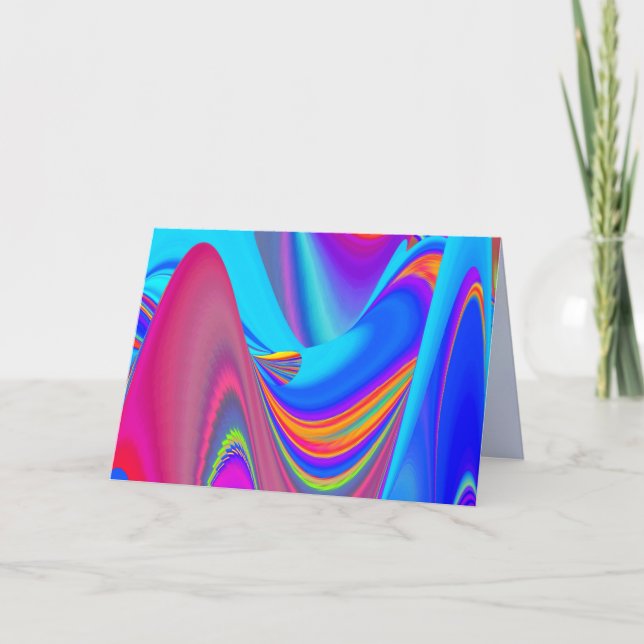 Summerfeeling , Abstract 3D Rainbowart Announcement (Front)