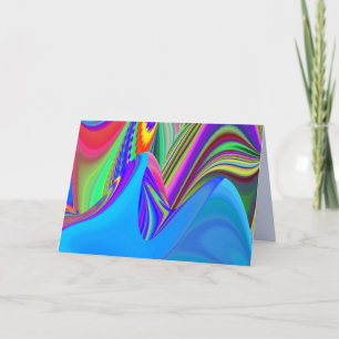 Summerfeeling , Abstract 3D Rainbowart Announcement