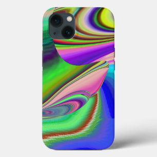 Summerfeeling , Abstract 3D Rainbowart iPhone 13 Case