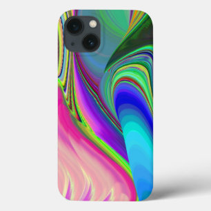Summerfeeling , Abstract 3D Rainbowart iPhone 13 Case