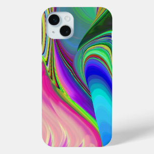 Summerfeeling , Abstract 3D Rainbowart iPhone 15 Mini Case