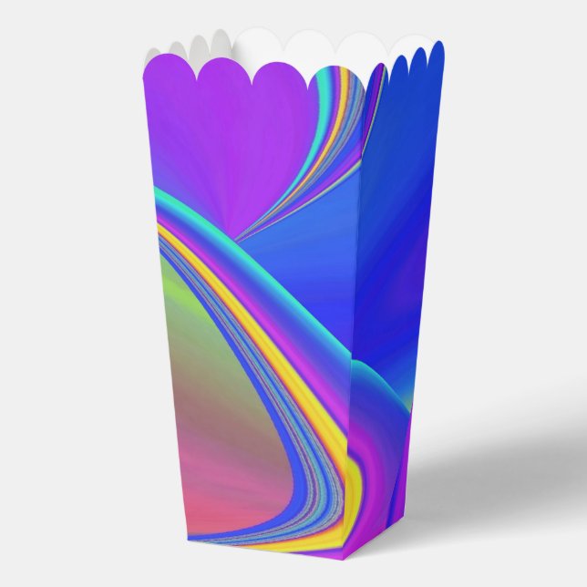 Summerfeeling , Abstract 3D Rainbowart Favour Box (Front)