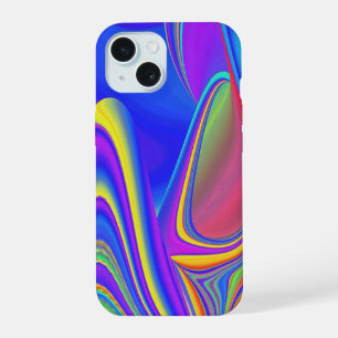 Summerfeeling , Abstract 3D Rainbowart iPhone 15 Case