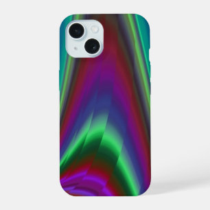 Summerfeeling , Abstract 3D Rainbowart iPhone 15 Case
