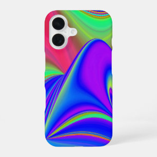 Summerfeeling , Abstract 3D Rainbowart iPhone 16 Case