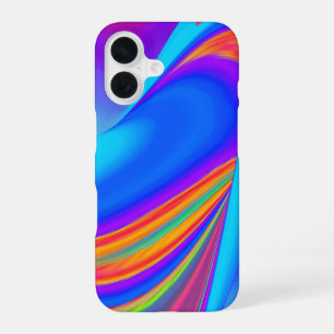 Summerfeeling , Abstract 3D Rainbowart iPhone 16 Case
