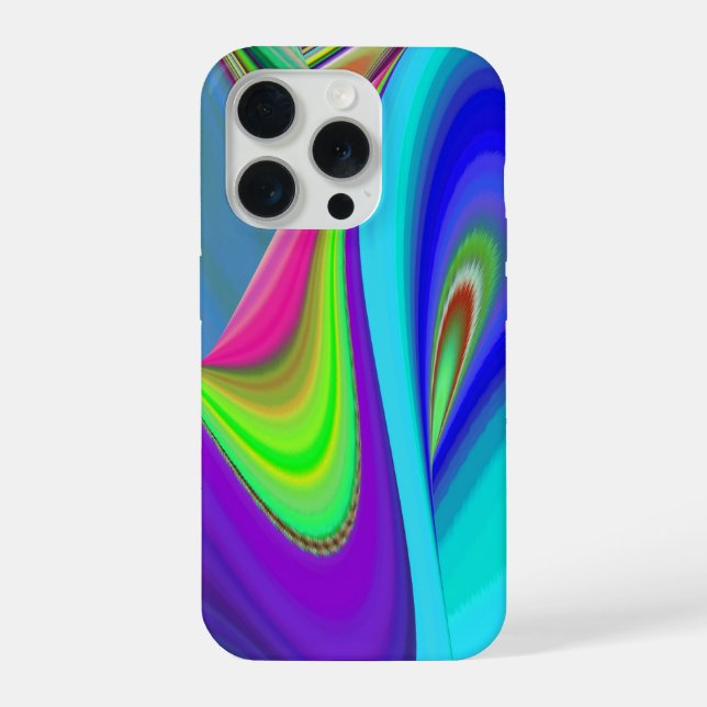 Summerfeeling , Abstract 3D Rainbowart iPhone Case (Back)