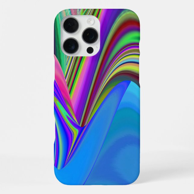 Summerfeeling , Abstract 3D Rainbowart iPhone Case (Back)