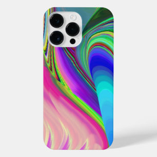 Summerfeeling , Abstract 3D Rainbowart iPhone 14 Pro Max Case