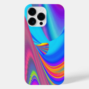 Summerfeeling , Abstract 3D Rainbowart iPhone 14 Pro Max Case