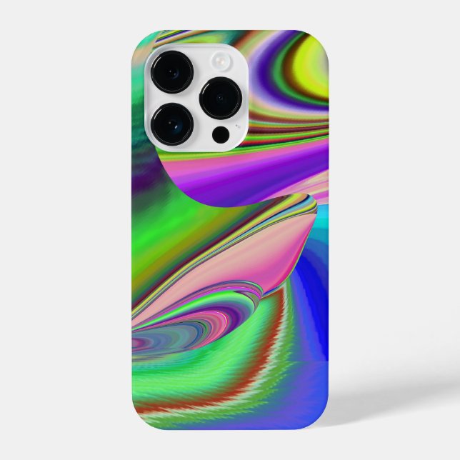 Summerfeeling , Abstract 3D Rainbowart iPhone Case (Back)