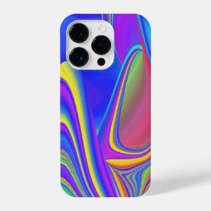 Summerfeeling , Abstract 3D Rainbowart iPhone 14 Pro Case