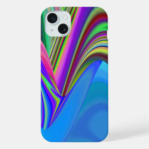 Summerfeeling , Abstract 3D Rainbowart iPhone 15 Plus Case