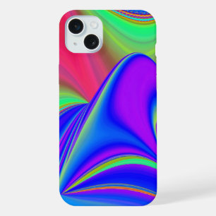 Summerfeeling , Abstract 3D Rainbowart iPhone 15 Plus Case
