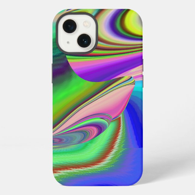 Summerfeeling , Abstract 3D Rainbowart iPhone Case (Back)