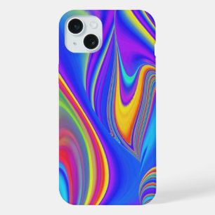 Summerfeeling , Abstract 3D Rainbowart iPhone 15 Plus Case