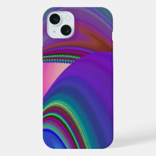 Summerfeeling , Abstract 3D Rainbowart iPhone 15 Plus Case