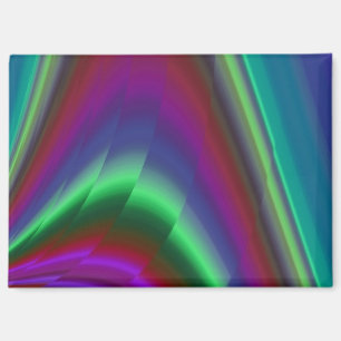 Summerfeeling , Abstract 3D Rainbowart Magnet