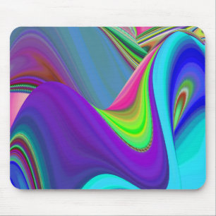 Summerfeeling , Abstract 3D Rainbowart Mouse Pad