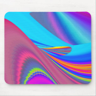Summerfeeling , Abstract 3D Rainbowart Mouse Pad