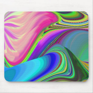 Summerfeeling , Abstract 3D Rainbowart Mouse Pad