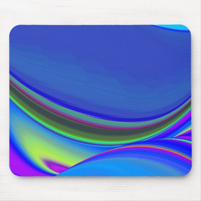 Summerfeeling , Abstract 3D Rainbowart Mouse Pad (Front)