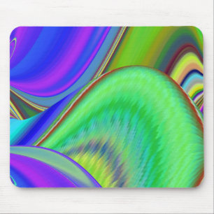 Summerfeeling , Abstract 3D Rainbowart Mouse Pad