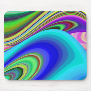 Summerfeeling , Abstract 3D Rainbowart Mouse Pad