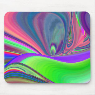 Summerfeeling , Abstract 3D Rainbowart Mouse Pad