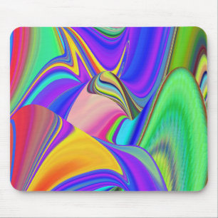 Summerfeeling , Abstract 3D Rainbowart Mouse Pad