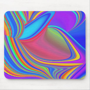 Summerfeeling , Abstract 3D Rainbowart Mouse Pad