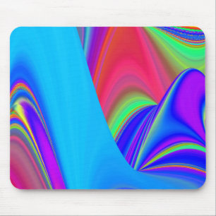 Summerfeeling , Abstract 3D Rainbowart Mouse Pad