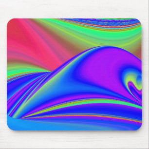 Summerfeeling , Abstract 3D Rainbowart Mouse Pad