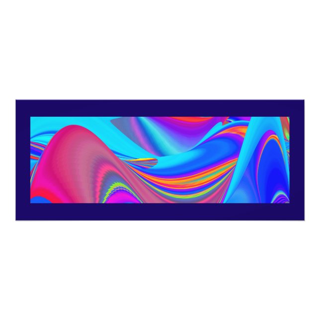 Summerfeeling , Abstract 3D Rainbowart Photo Print (Front)