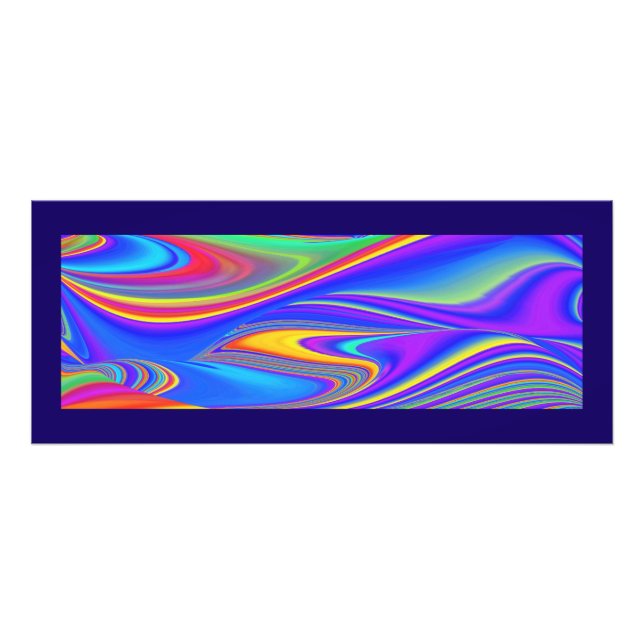 Summerfeeling , Abstract 3D Rainbowart Photo Print (Front)