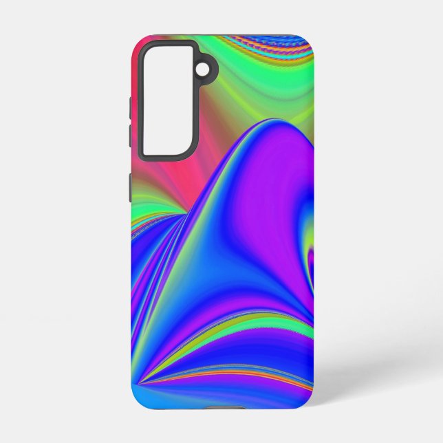 Summerfeeling , Abstract 3D Rainbowart Samsung Galaxy S21 Case (Back)
