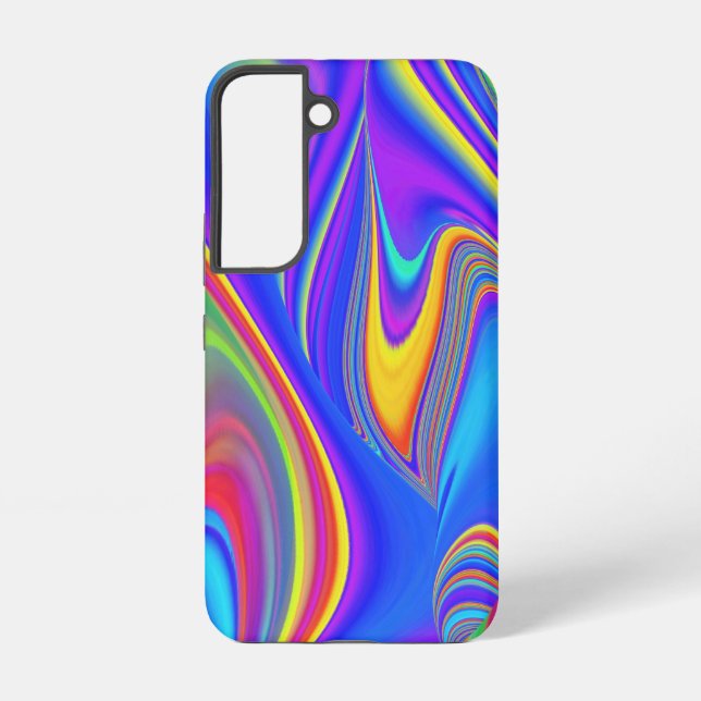 Summerfeeling , Abstract 3D Rainbowart Samsung Galaxy S22 Case (Back)