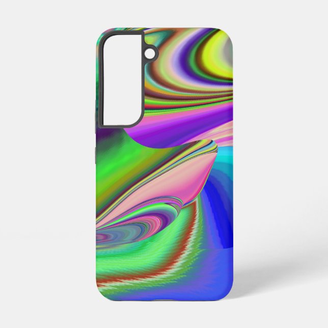 Summerfeeling , Abstract 3D Rainbowart Samsung Galaxy S22 Case (Back)