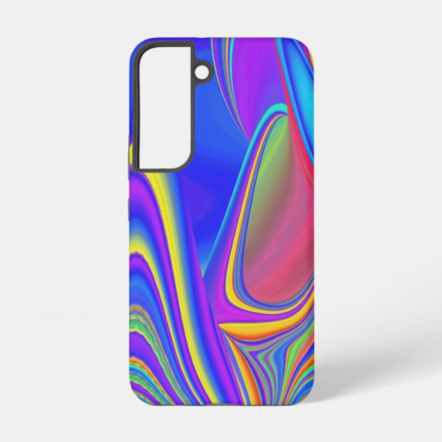 Summerfeeling , Abstract 3D Rainbowart Samsung Galaxy S22 Case (Back)