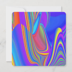 Summerfeeling , Abstract 3D Rainbowart Save The Date