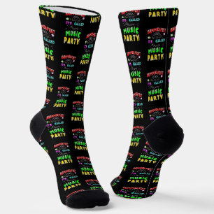 Summerfest It's Called Music Party Socks