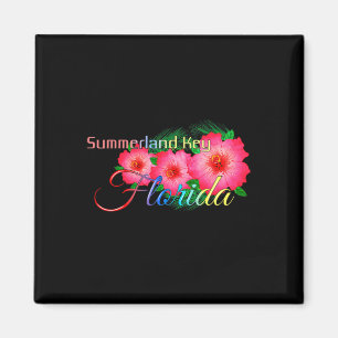 Summerland Key Florida Tropical Flowers Family Vac Magnet