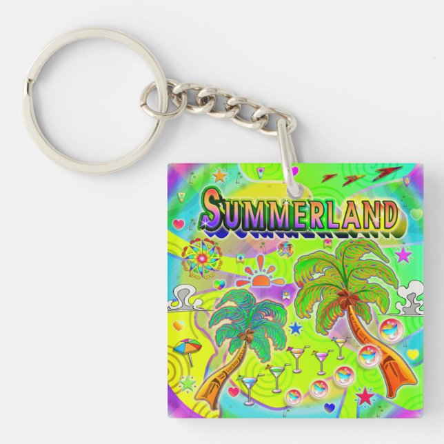 Summerland Mind Focus Keychain (Front)