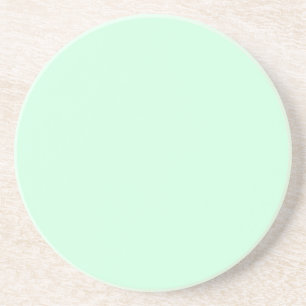 Summermint Pastel Green Mint for Summer Gazebo Coaster