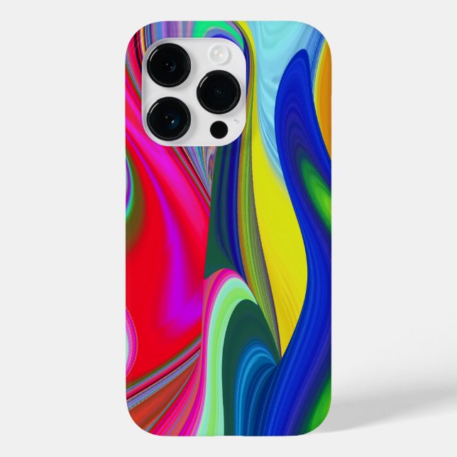 Summerrainbow , Abstract 3D Rainbowart Case-Mate iPhone Case (Back)